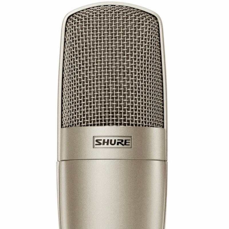 Shure KSM32 Cardioid Condenser Microphone in Champagne with Case