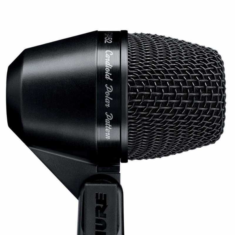 Shure PGA52 Professional Quality Kick Drum Mic inc Swivel-mount & XLR Cable