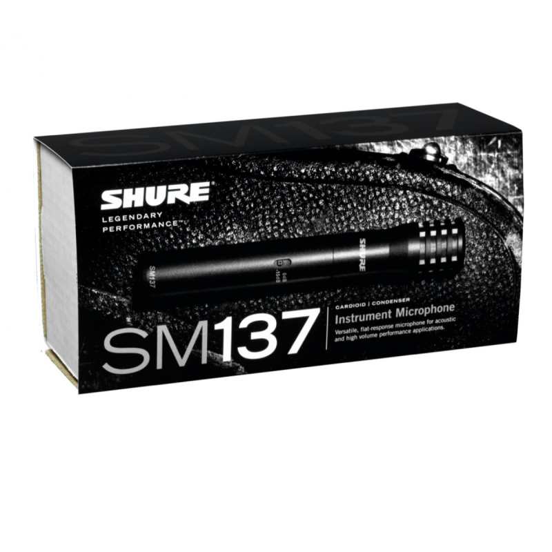 Shure SM137 Instrument Condenser Microphone Package (Cardioid) - Image 3