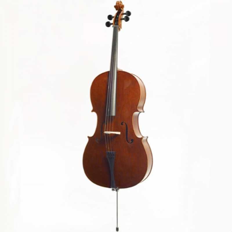Stentor 1/2 Conservatoire Cello Outfit with Bow, Case & Rosin (1586E) - Image 3
