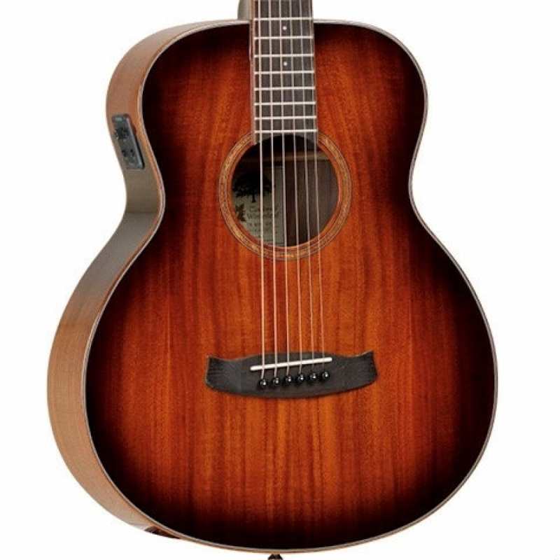 Tanglewood TW-EK Mini Koa Electro Acoustic Travel Guitar