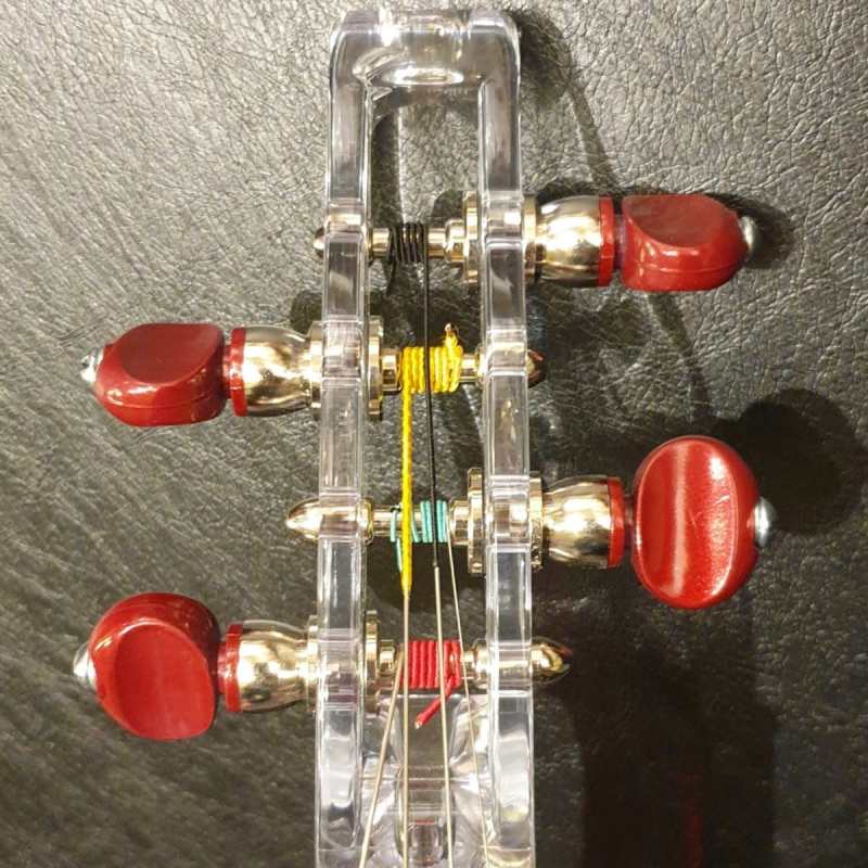 Ted Brewer Vivo 2 Red 4-String Electric Violin - Image 4