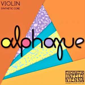 Set - 1/4 Size Thomastik Alphayue Medium Tension Violin Strings (AL100)
