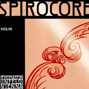 Set - 4/4 Size Thomastik Spirocore Medium Tension Violin Strings (S15)