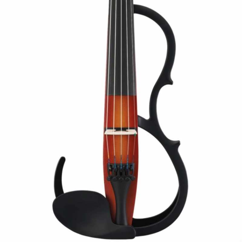 Yamaha SV255 5-String Silent Violin In Brown With Pro Pick-Up
