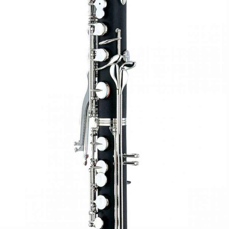 Yamaha YCL221 MK2 Student Model Bb Bass Clarinet to low Eb (inc. Mouthpiece & Case) With Matte ABS Resin Body, and Silver-plated Keys and Bell (YCL221IIS) - Image 2