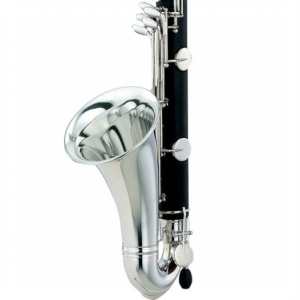 Yamaha YCL221 MK2 Student Model Bb Bass Clarinet to low Eb (inc. Mouthpiece & Case) With Matte ABS Resin Body, and Silver-plated Keys and Bell (YCL221IIS)