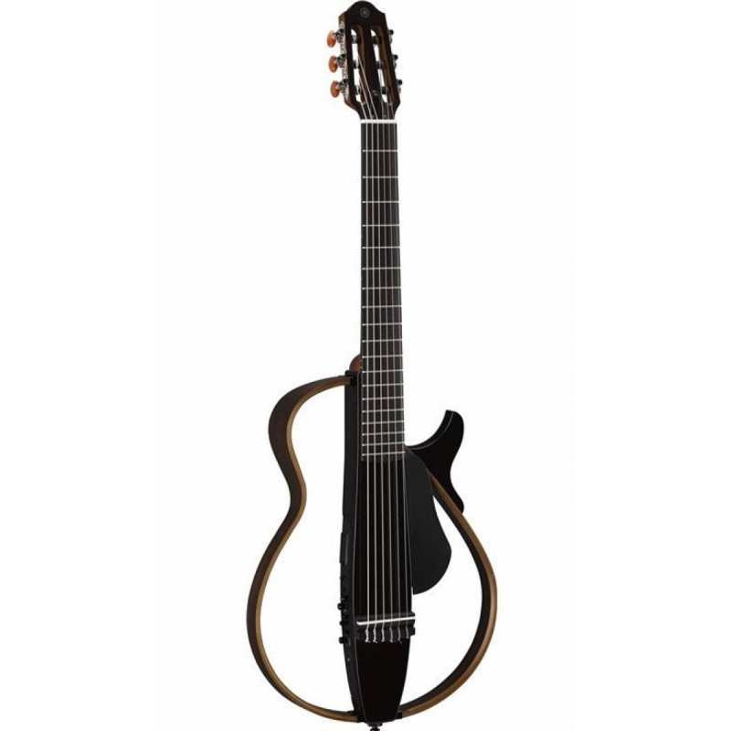Yamaha SLG200N Silent Guitar, Nylon Strings, Translucent Black - Image 2