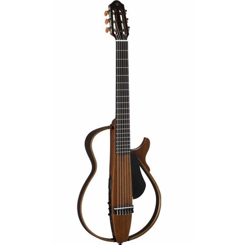 Yamaha SLG200N Nylon String Silent Guitar in Natural with Gig Bag - Image 2
