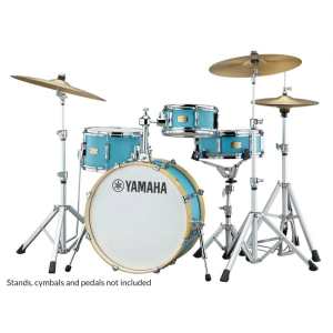 Yamaha Stage Custom Hip Drum Kit, Matte Surf Green Finish