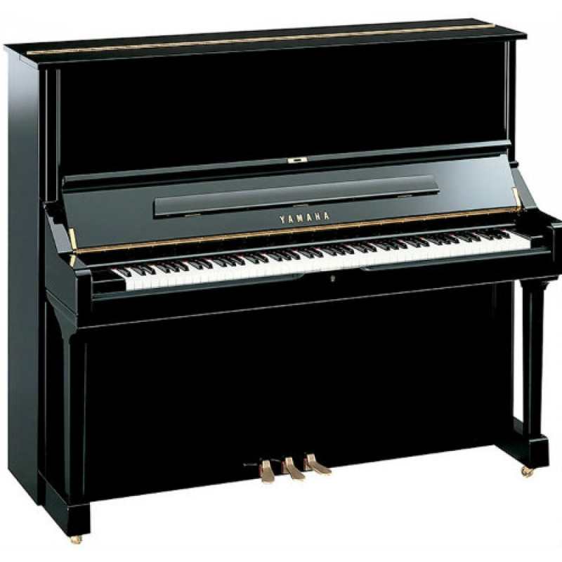 Yamaha U3 Upright Piano In Polished Black, Secondhand