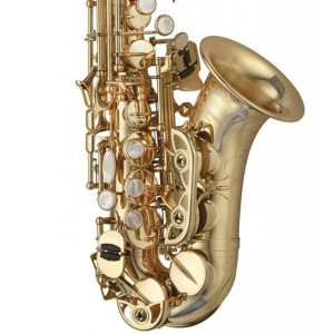Yanagisawa SCWO10U Elite Model Unlacquered Brass Curved Soprano Saxophone Outfit