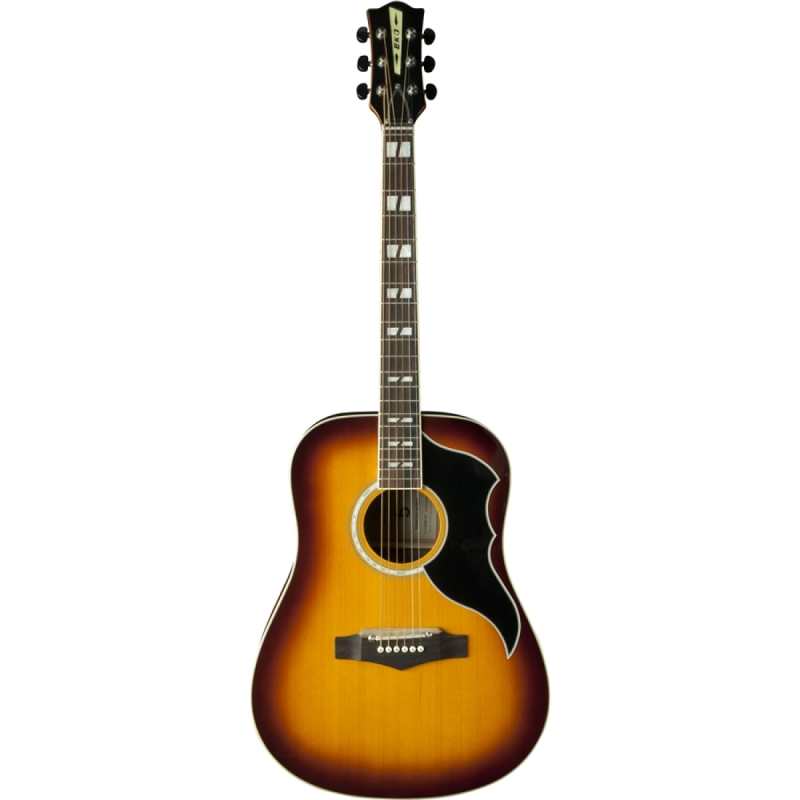 Eko Ranger VI VR EQ 6-String Electro Acoustic Guitar in Honey Burst (06216942) - Image 3