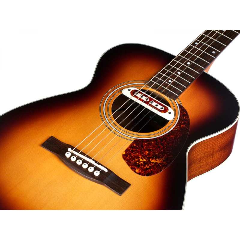 Guild M-240E Troubadour, Vintage Sunburst - Image 4