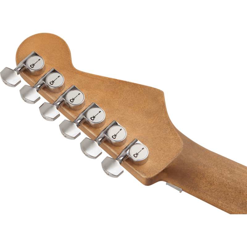 Charvel Henrik Danhage Ltd Ed Signature Pro-Mod So-Cal Style 1 HS FR M in White Relic with Hardshell Gig Bag (2966035855) - Image 5