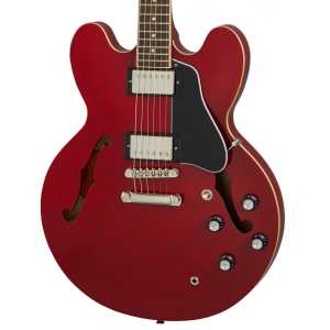 Epiphone Inspired By Gibson ES335 Double-cut Semi-hollow Body Electric Guitar in Cherry Finish