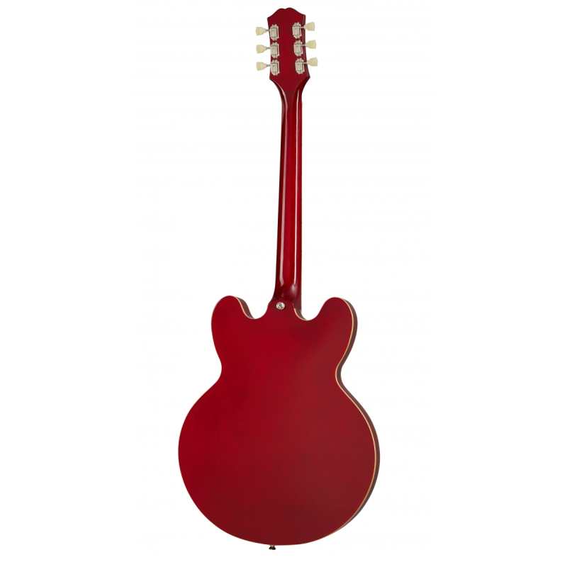 Epiphone Inspired By Gibson ES335 Double-cut Semi-hollow Body Electric Guitar in Cherry Finish - Image 5