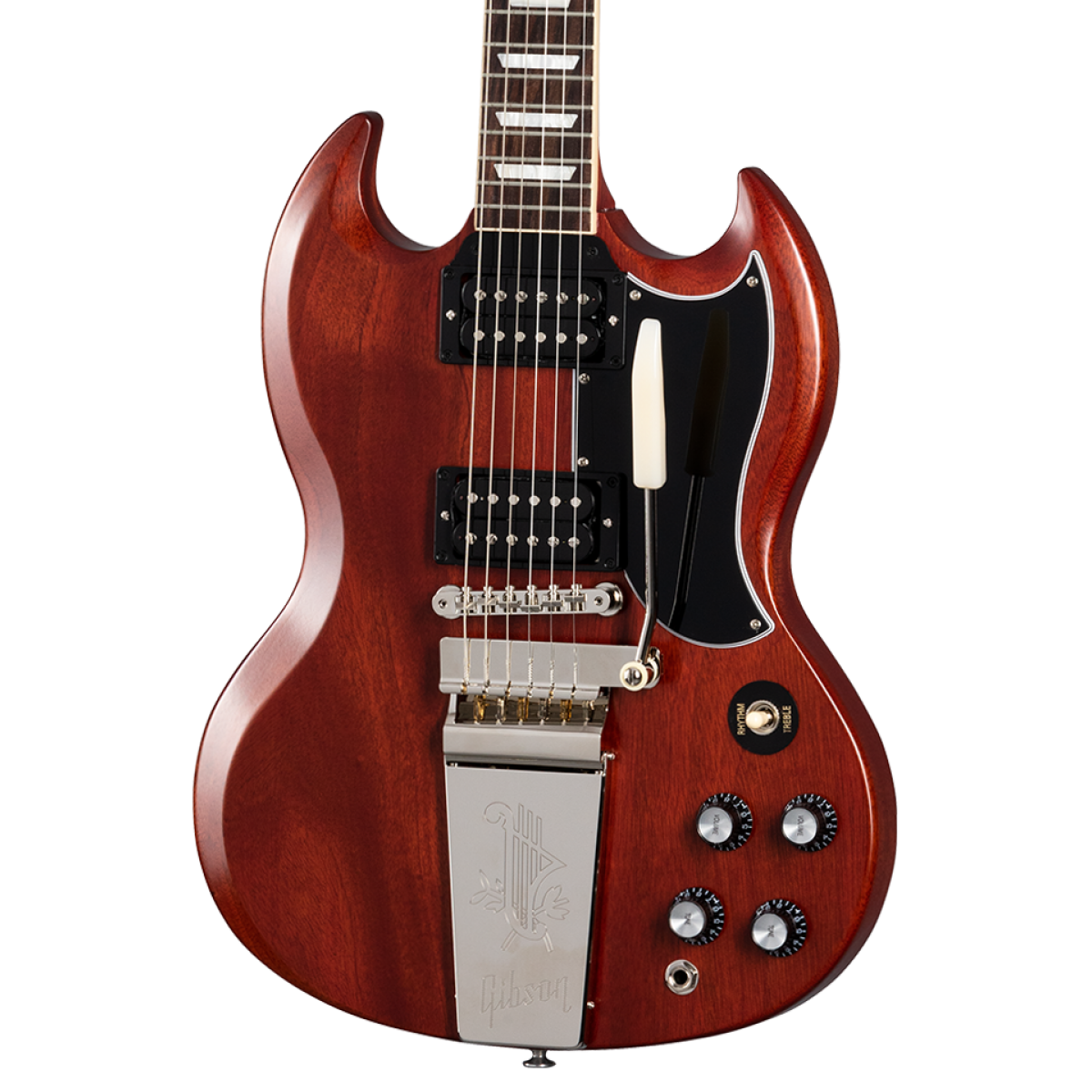 Gibson SG Standard 61 Faded Maestro Vibrola Vintage Cherry
