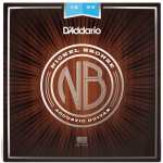 D'addario NB1253 Nickel Bronze Acoustic Guitar Strings 12-53