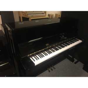 Gebr. Perzina GP112 Upright Piano in Black Polish, Secondhand