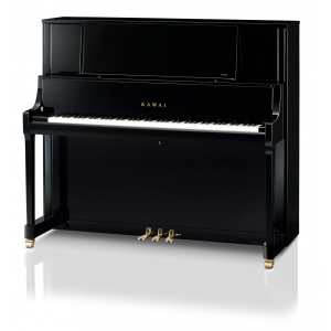 Kawai K700 Upright Piano in Ebony Polished Black (130cm) Made in Japan