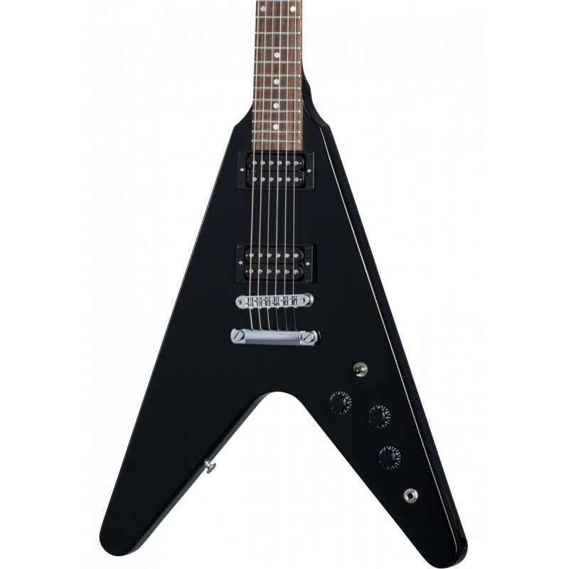 Gibson 80s Flying V in Ebony with Hardcase