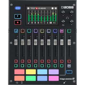 Boss Gigcaster 8 All-in-One Audio Hub for Streaming Musicians