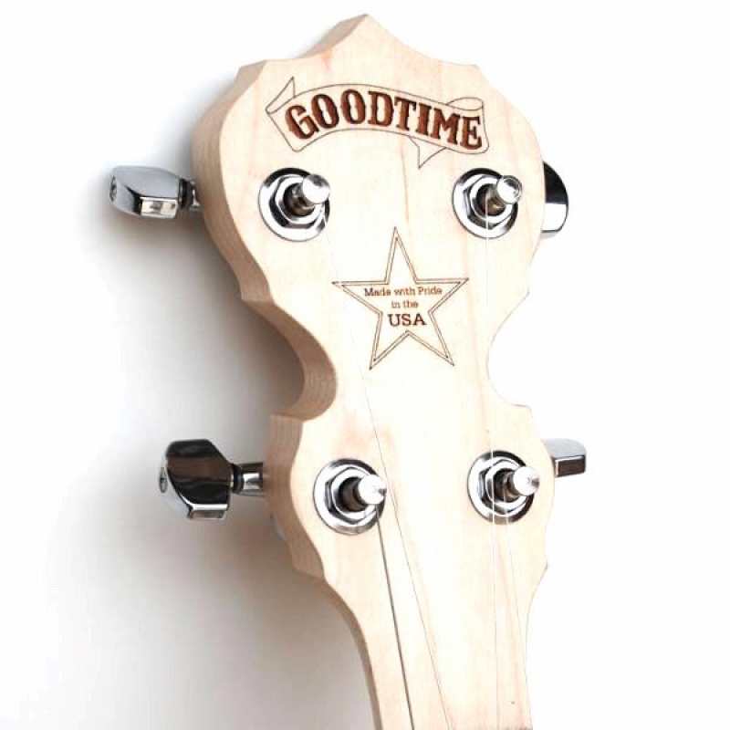 Deering Goodtime Two 5-String Banjo with Resonator, Left-handed (Goodtime 2) - Image 4