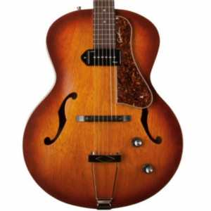 Godin 5th Avenue Kingpin P90 Semi-hollow Body Electric Guitar in Cognac Burst Finish, Secondhand