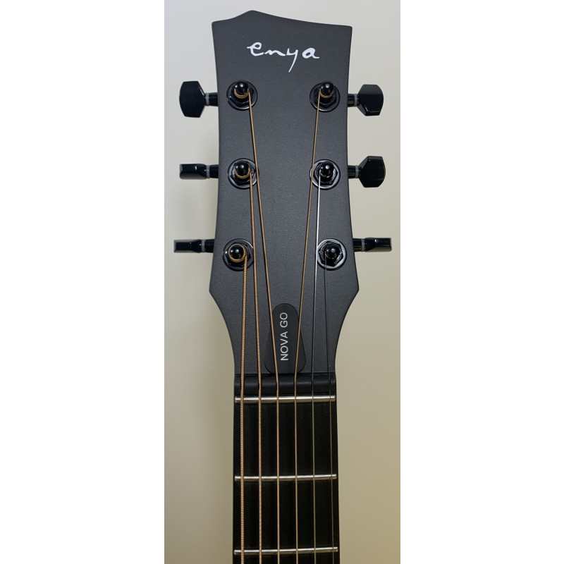 Enya Nova Go Black Carbon Fiber Acoustic Guitar - Image 5
