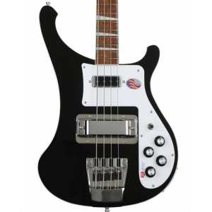Rickenbacker 4003 USA Made 4-String Bass Guitar in Jetglo with Hard Case
