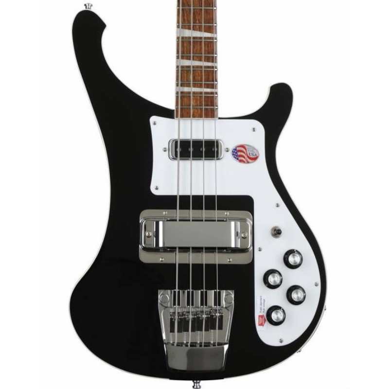 Rickenbacker 4003 USA Made 4-String Bass Guitar in Jetglo with Hard Case