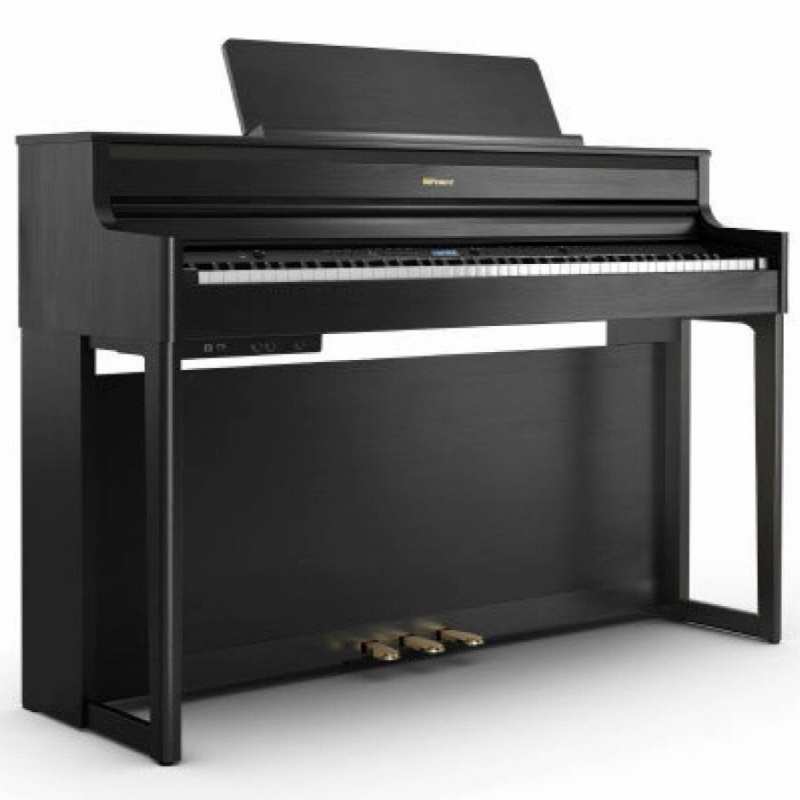Roland HP704-CB Digital Piano in Charcoal Black