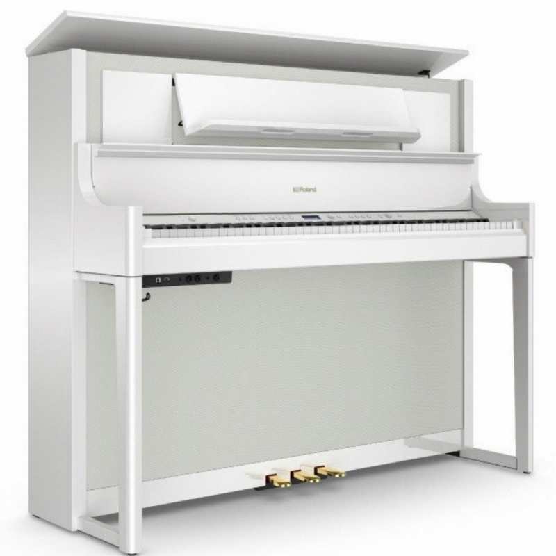 Roland LX708 Digital Piano in Polished White