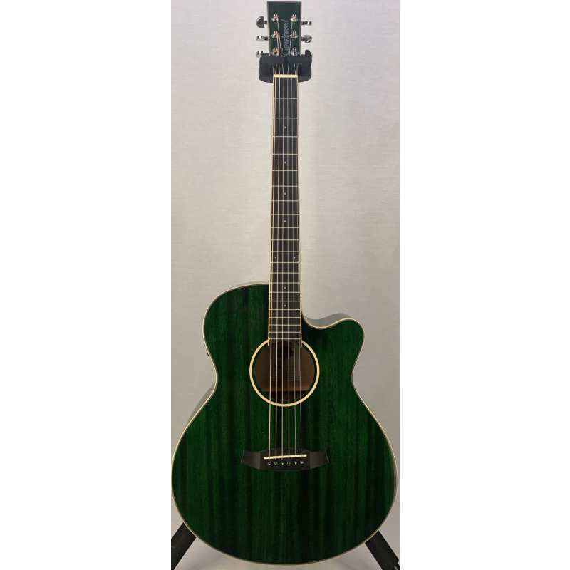 Tanglewood TW4 E FG Folk Electro Acoustic In Green Gloss - Image 2