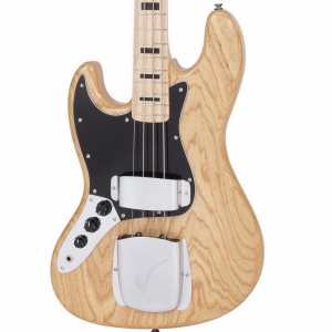 Vintage LVJ74 Reissued 70's 4-String Jazz Bass in Natural, Left-handed