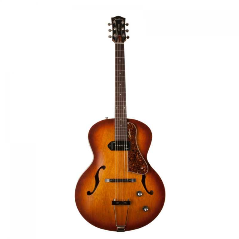 Godin 5th Avenue Kingpin P90 Semi-hollow Body Electric Guitar in Cognac Burst Finish - Image 2