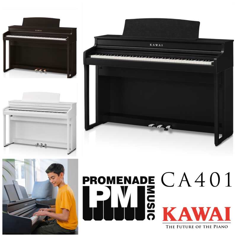 Kawai CA401 Digital Piano Satin Black (CA-401SB) - Image 3