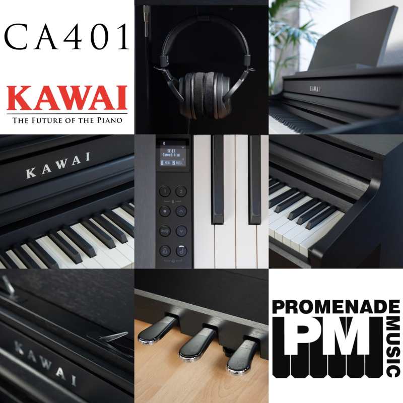 Kawai CA401 Digital Piano Satin Black (CA-401SB) - Image 4