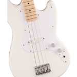 Squier White Bronco Bass
