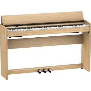 Roland F701 Slimline Digital Piano, Light Oak