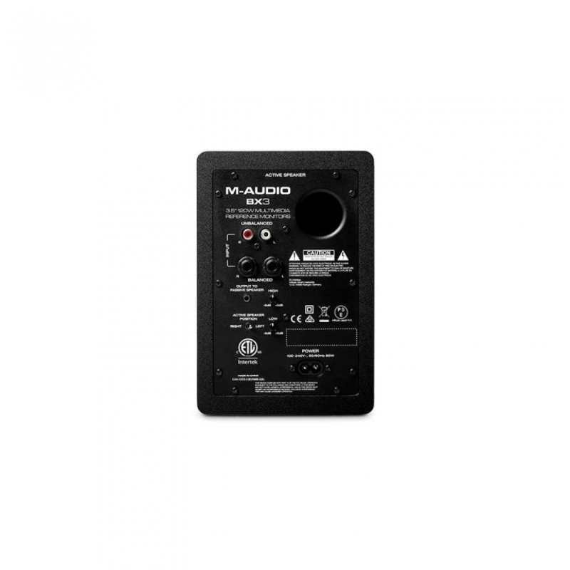 M-Audio BX4 4.5” Black Kevlar 120-Watt Multimedia Reference Monitors (Pair) - Image 2