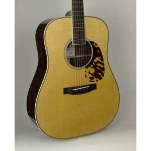 Atkin Historic Series White Rice Dreadnought Acoustic Guitar with Hard Case