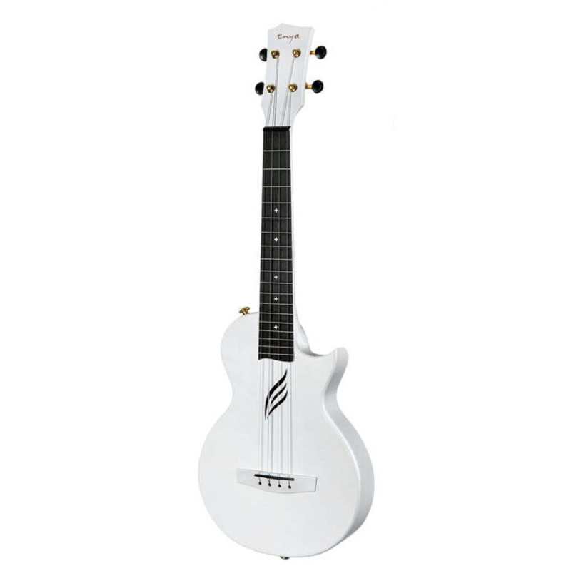 Enya Nova U Pro Tenor Ukulele, Electro-Acoustic, White