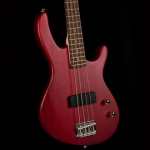 Cort Action Junior 4-String Short-scale Bass, Open Pore Black Cherry