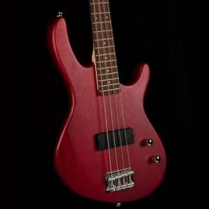 Cort Action Junior 4-String Short-scale Bass, Open Pore Black Cherry