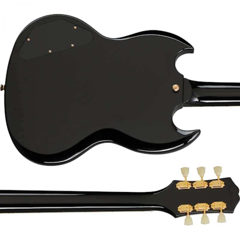 Epiphone Inspired By Gibson SG Custom, Ebony (EISCEBGH1) - Image 2