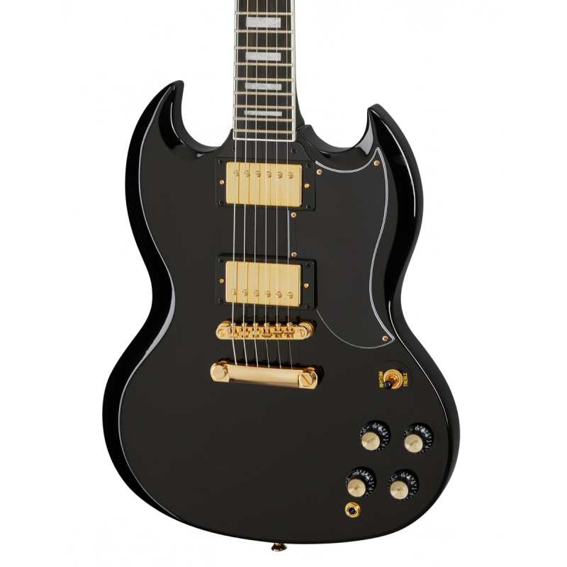 Epiphone Inspired By Gibson SG Custom, Ebony (EISCEBGH1)