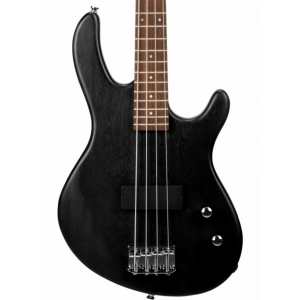 Cort Action Junior 4-String Short-scale Bass Guitar in Open Pore Black