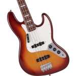 Fender Made in Japan Limited International Color Jazz Bass, Sienna Sunburst with Gig Bag
